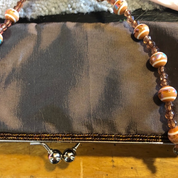 Silk evening bag - Picture 3 of 4